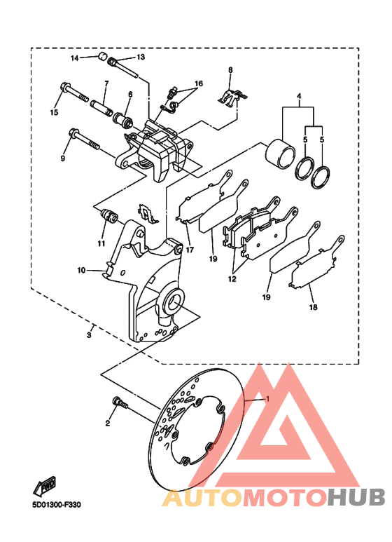 Задний суппорт