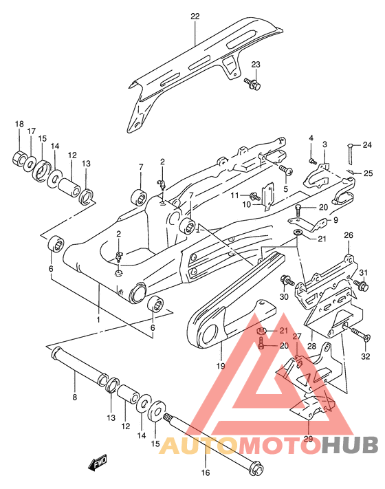 Маятник задний