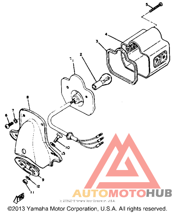 Задний фонарь