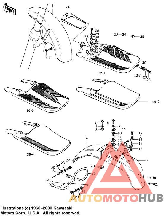 Fenders/seat cover