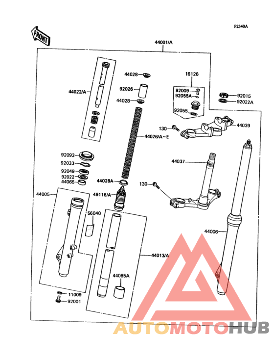 Front fork(l3/n3)(1/2)