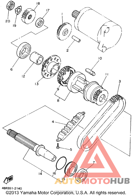 Муфта стартера