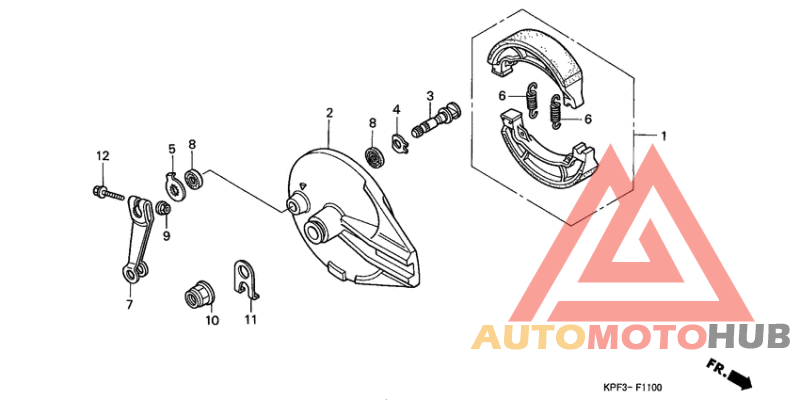 Задний тормоз