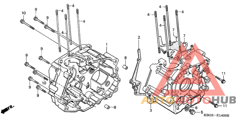Картер двигателя