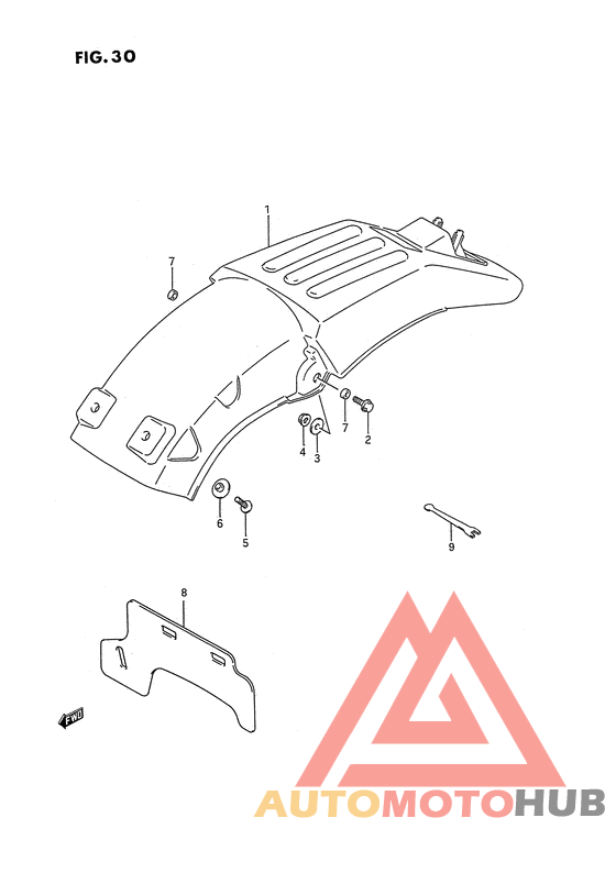 Заднее крыло