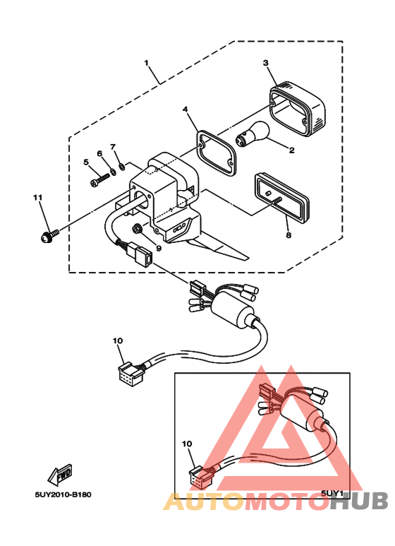 Taillight unit ass`y
