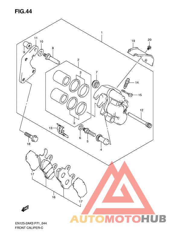 Передний суппорт