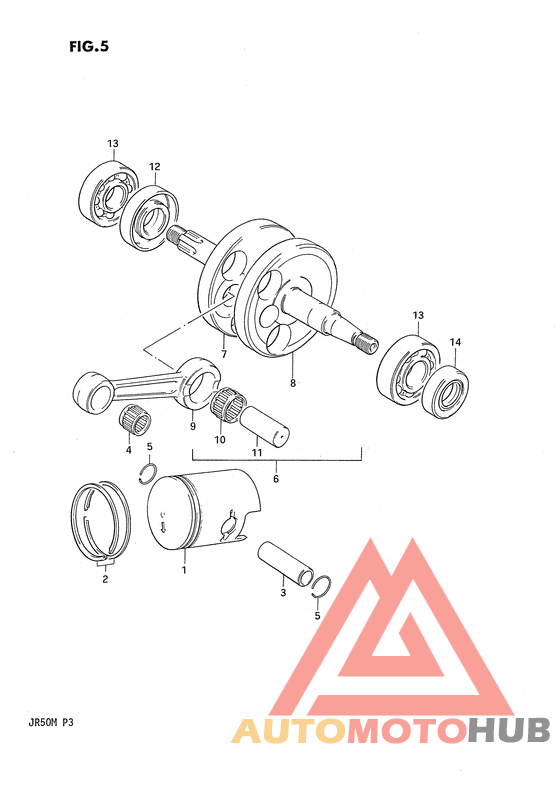 Вал коленчатый