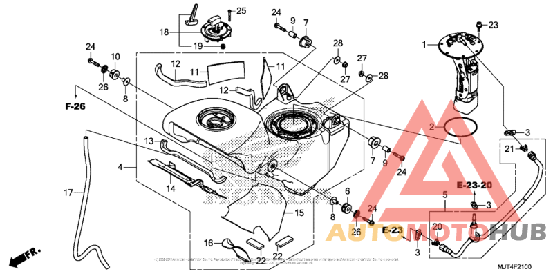 Fuel Tank + Fuel Pump