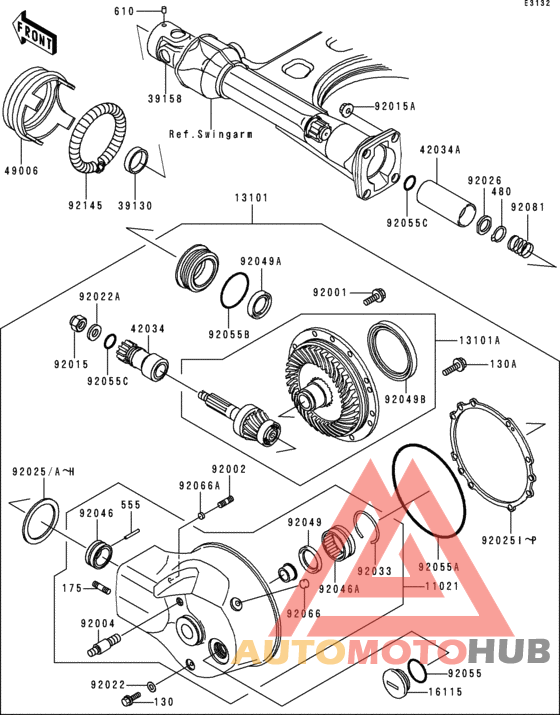 Drive shaft/final gear(1/2)