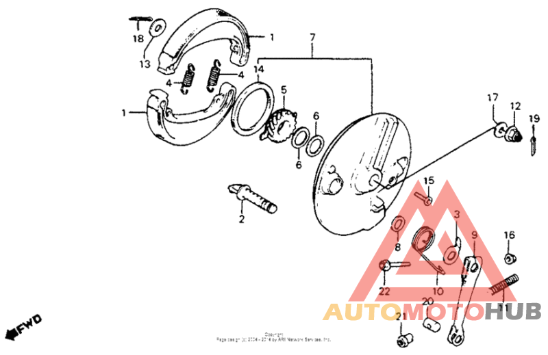 Передний тормоз