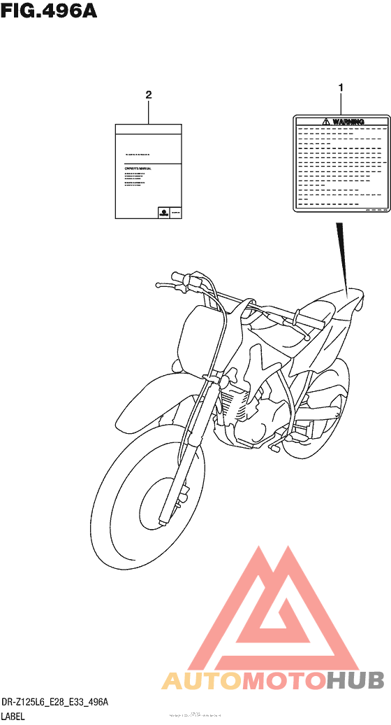Label (Dr-Z125L6 E28)