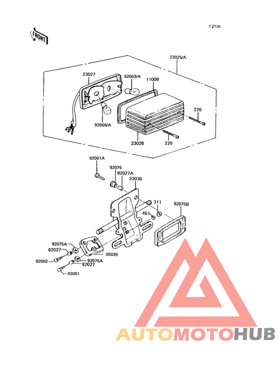 Задний фонарь