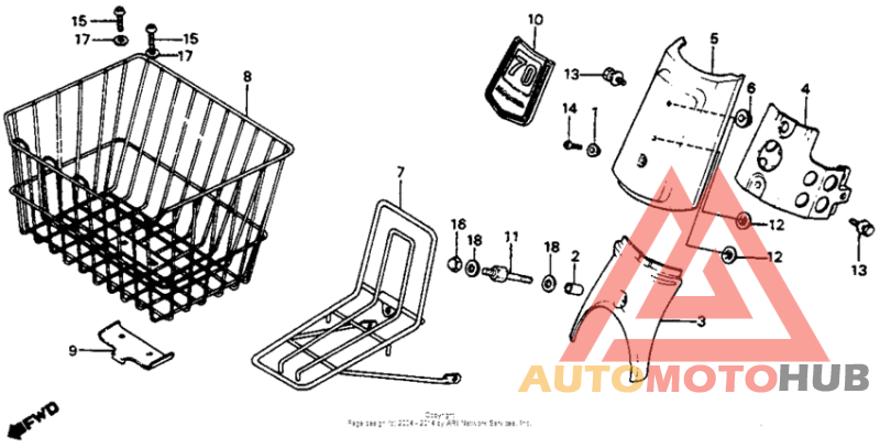 Top cover + front carrier