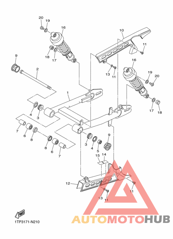 Rear arm & suspension