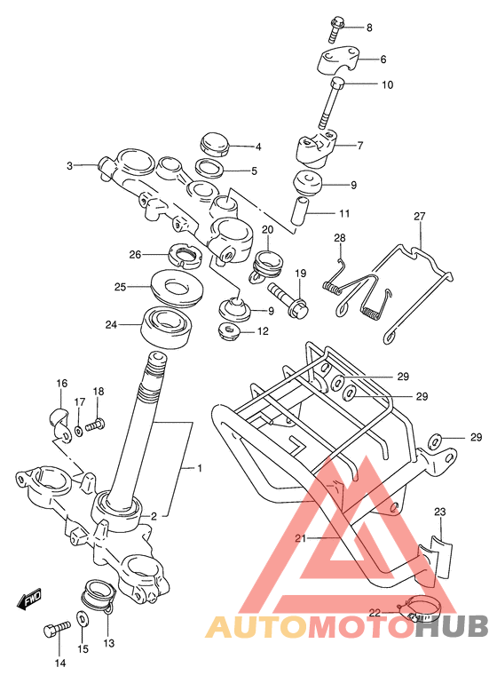 Траверса нижняя