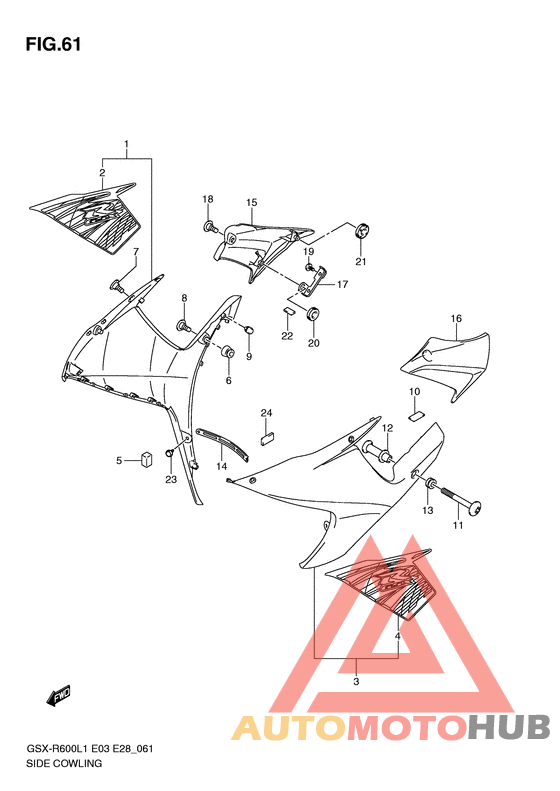 Side cowling