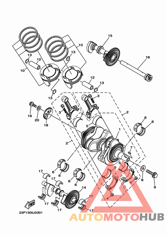 Crankshaft & piston