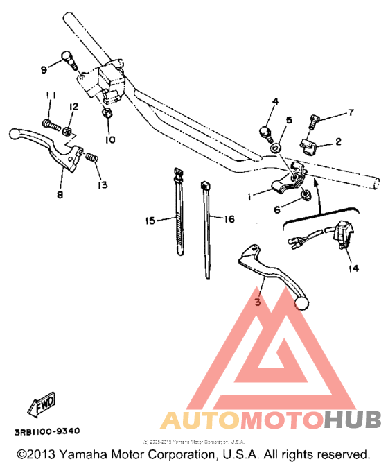 Handle switch - lever