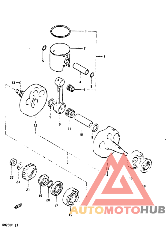 Вал коленчатый