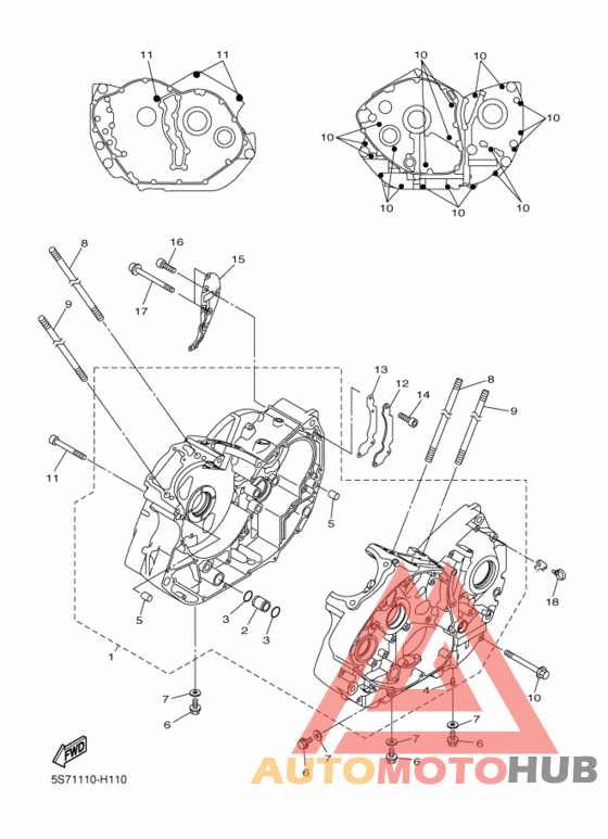 Картер двигателя