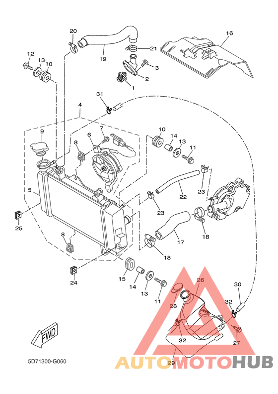 Radiator & hose