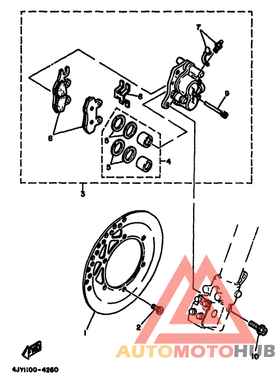 Передний суппорт