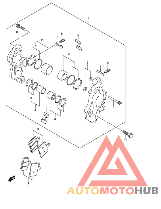 Передний суппорт