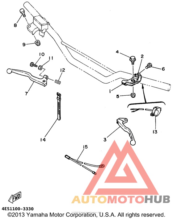 Handle switch - lever