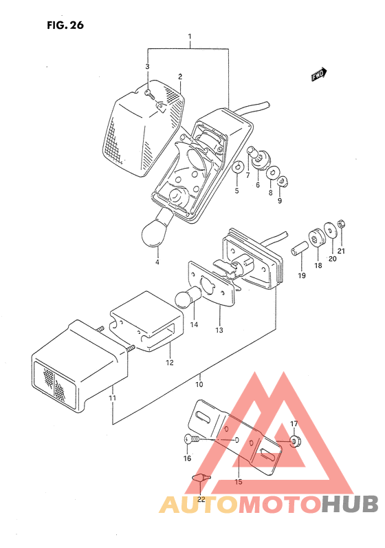 Задний фонарь