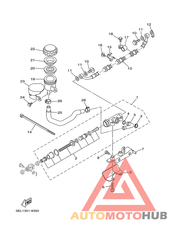Задний торм цилиндр