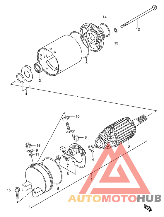 Стартерный мотор