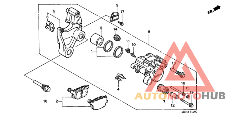 Задний суппорт