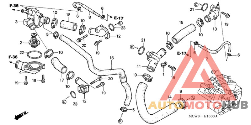 Water hose connection
