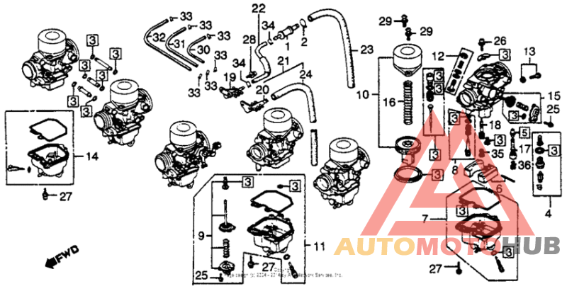 Carburetor comp. parts 79