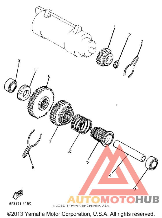 Муфта стартера