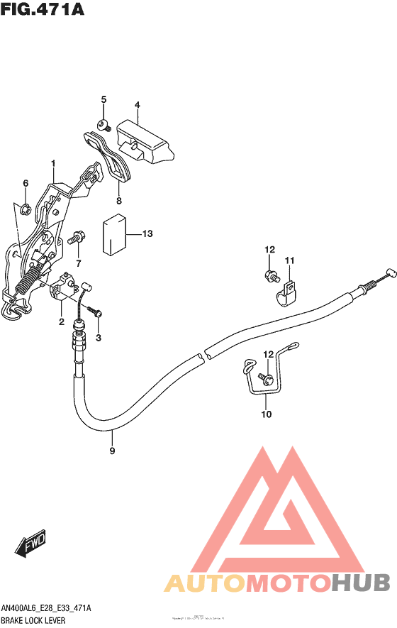 Brake Lock Lever