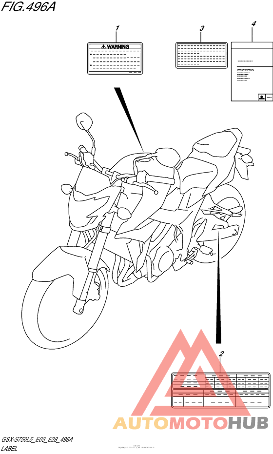 Label (Gsx-S750L5 E03)