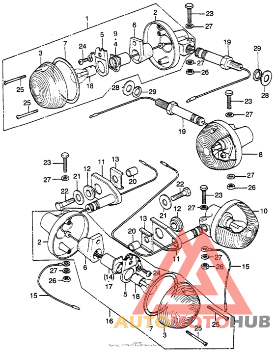 Задний фонарь