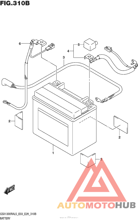 Battery (Gsx1300Ral5 E28)