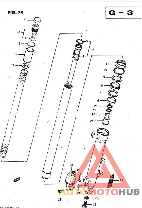 Front left damper