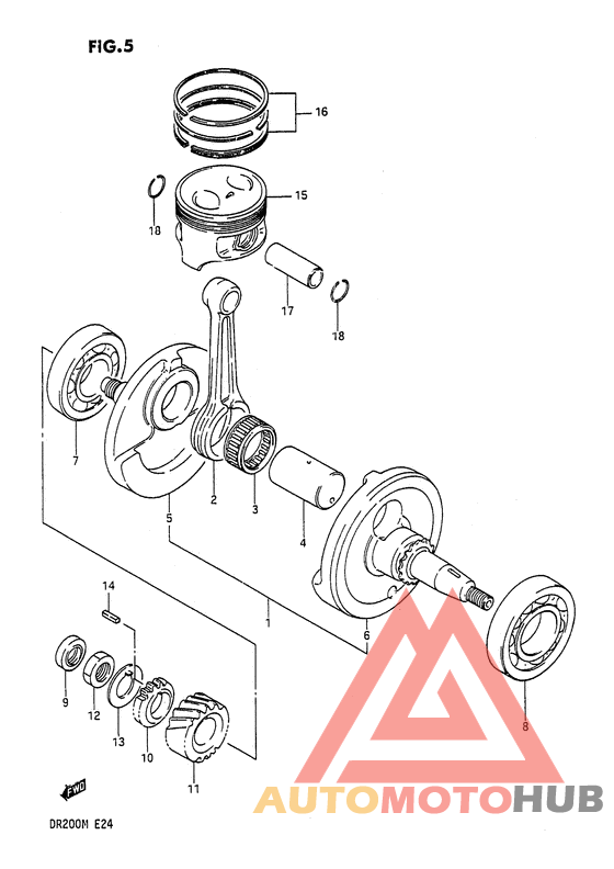 Вал коленчатый