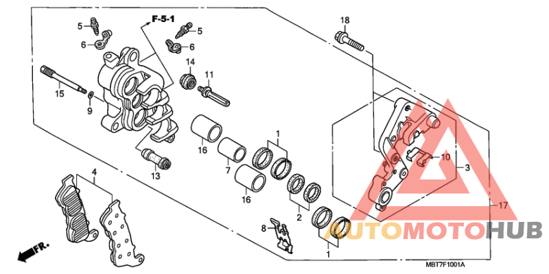 Передний суппорт