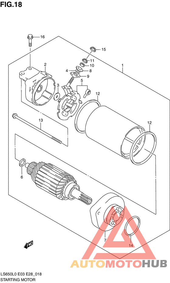 Стартерный мотор