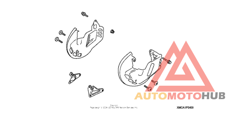 Front disc covers (chrome)