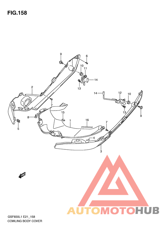 Cowling body cover