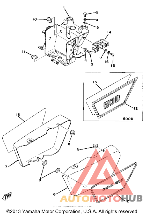 Battery box - side cover
