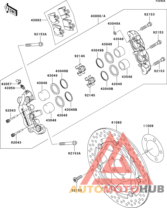 Front brake(b3/b4)