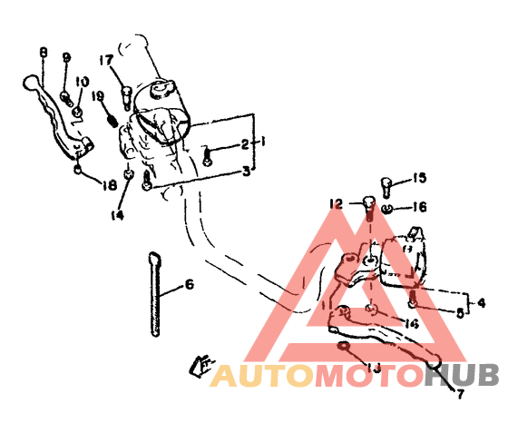 Handle switch. lever