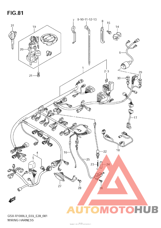 Wiring Harness (Gsx-R1000L3 E33)